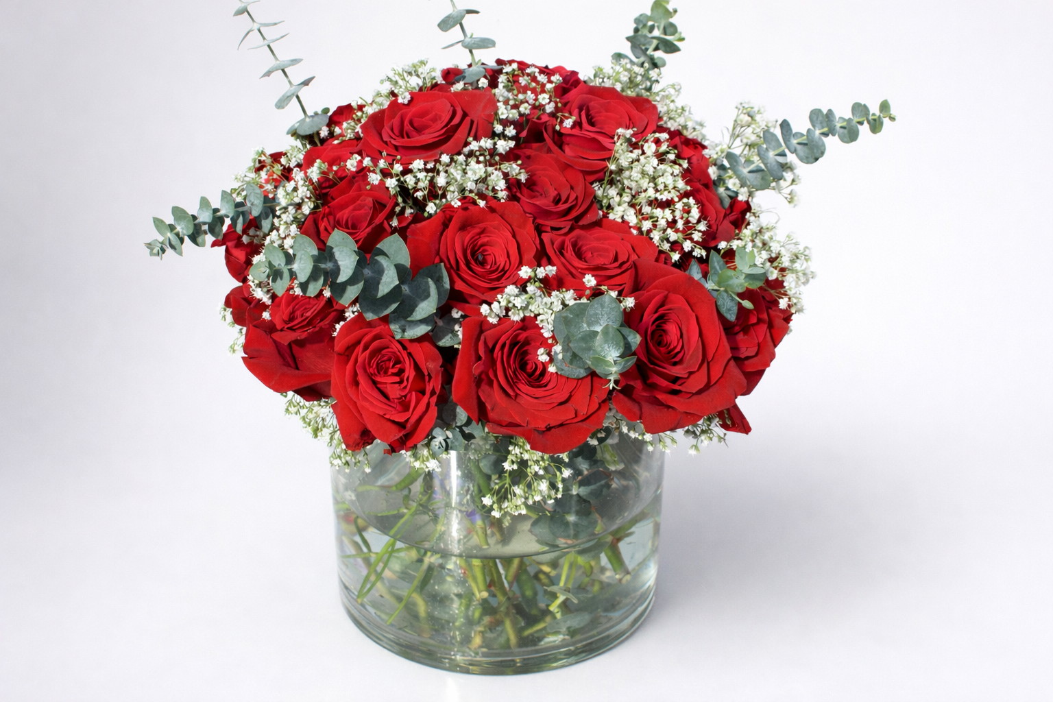 Premium Red Rose Arrangement